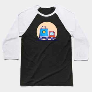 Delivery Package Cartoon Vector Icon Illustration Baseball T-Shirt